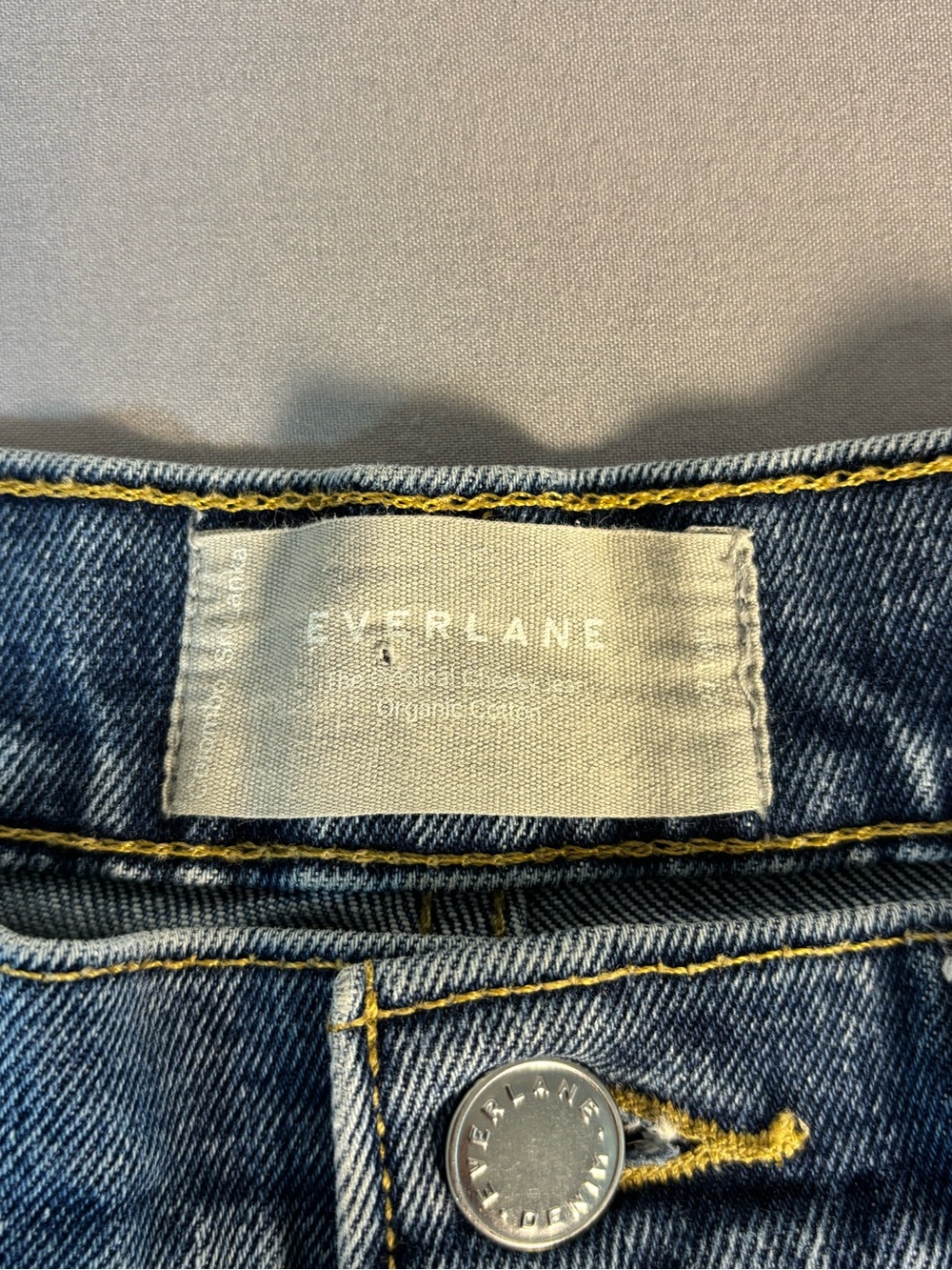 Everlane Denim The Original Cheeky Jean in Medium Blue Size 27 Womens - Picture 5 of 11